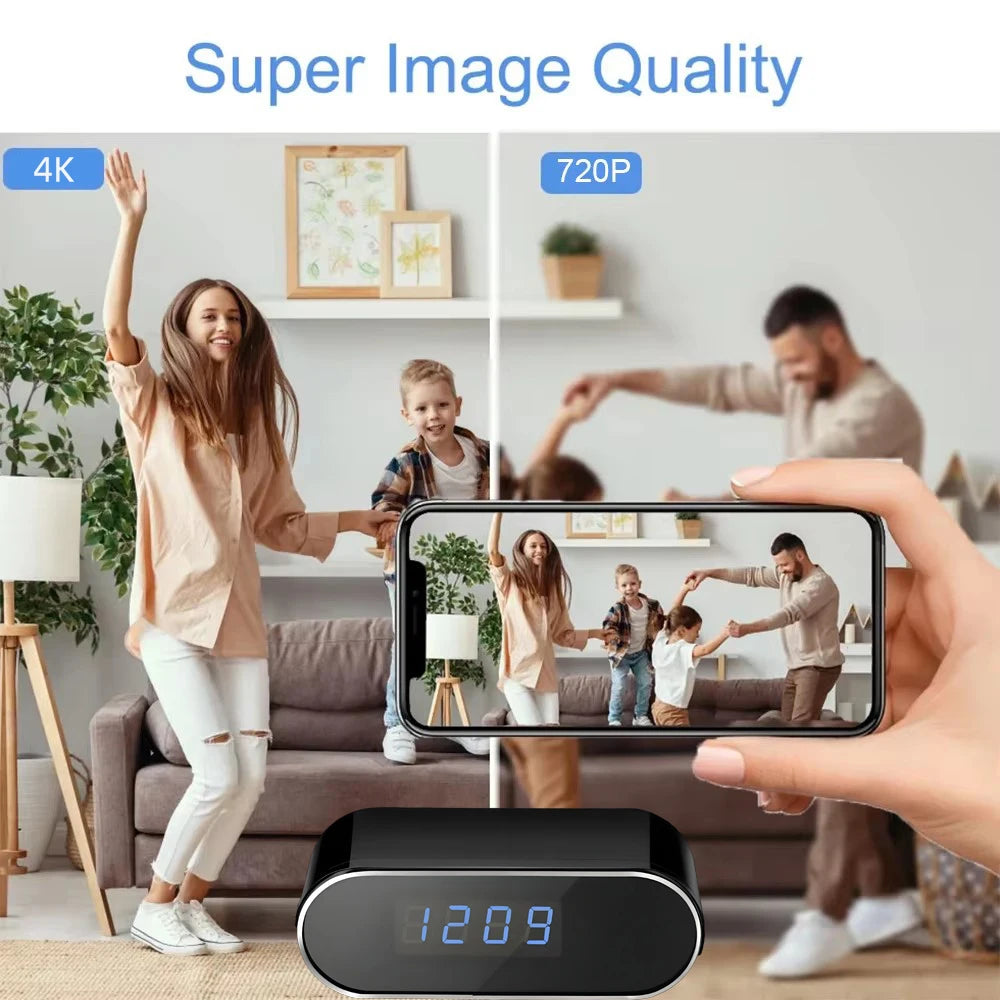 New 4KHD Mini WiFi Camera for Improved Clarity, Infrared Night Vision, Remote Viewing, Motion Detection, Wireless Mini Camera