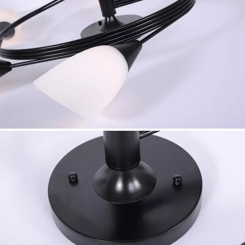 2025 Modern Led Ceiling Chandelier Nordic Glass Lamp Bedroom Kitchen Living Room Dining Room Decoration Home Ceiling Light Fixtu