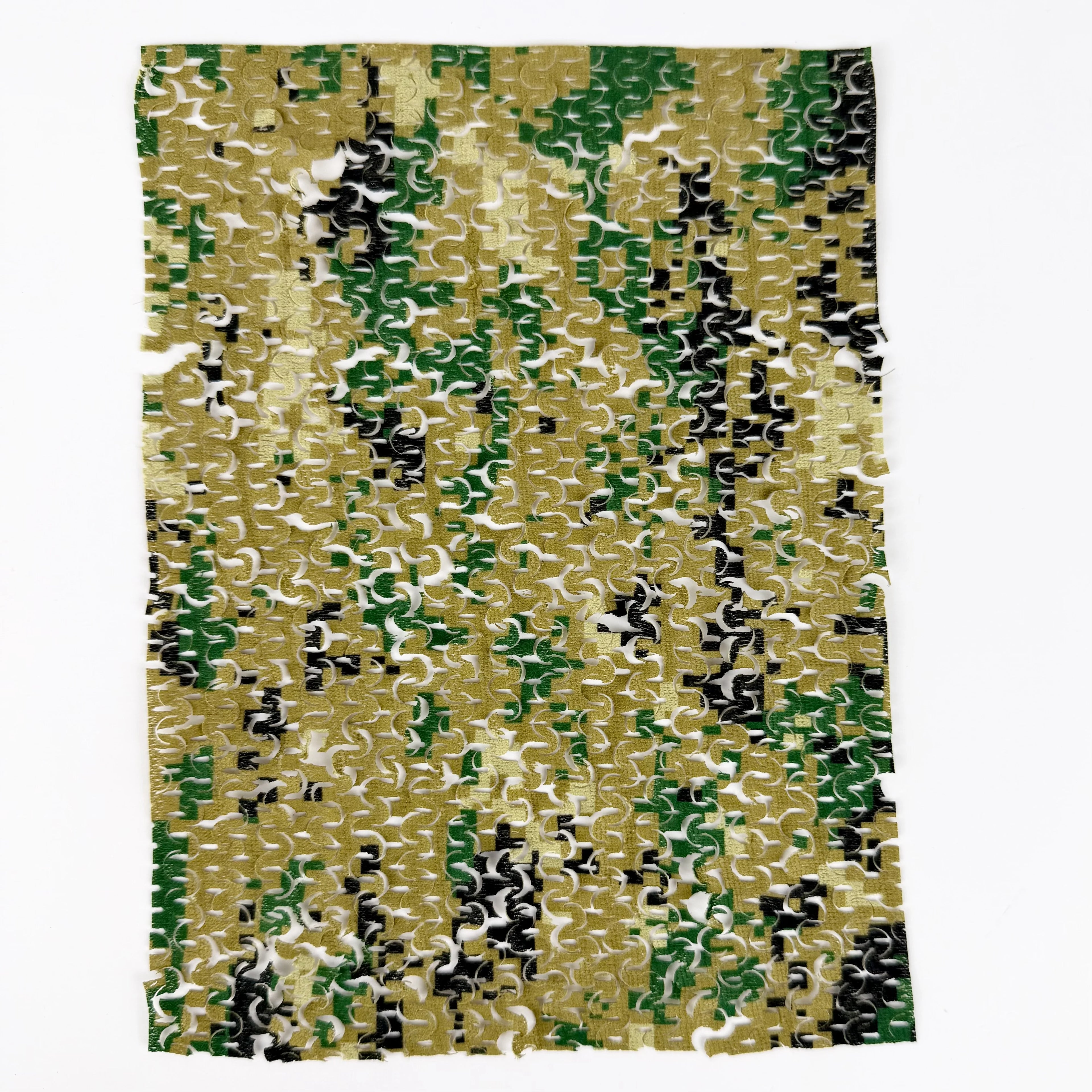 DIY Camouflage Mesh for Micro Military Scene Model Material Cover Mesh Size 10x15cm