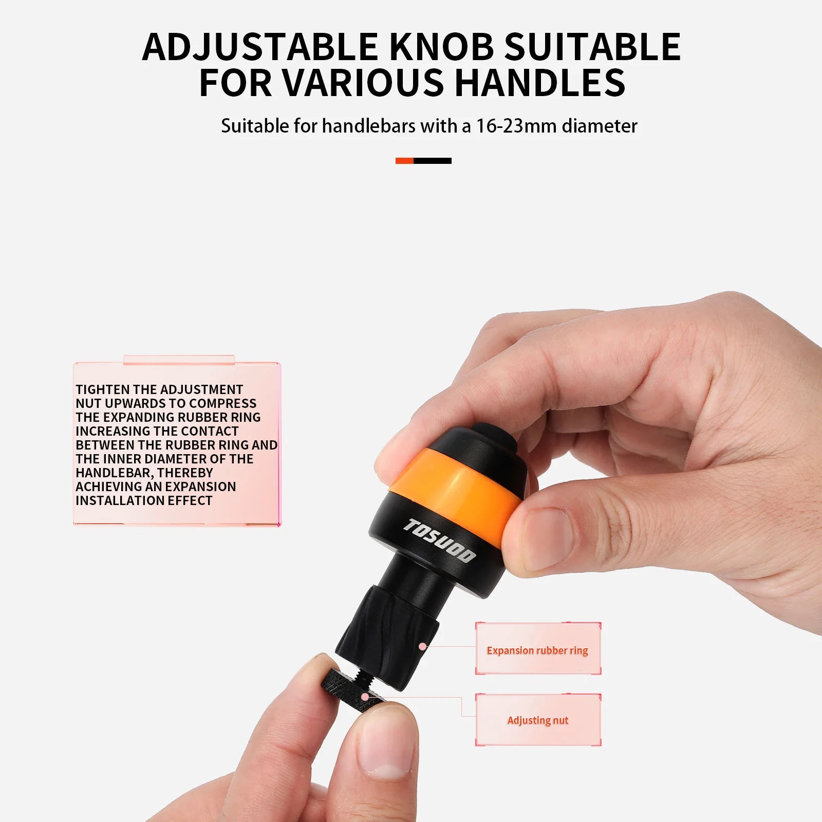 TOSUOD Bicycle Light Plug Light LED Intelligent Turn Signal Warning Light Mountain Handle Blockage Handle Bicycle Light