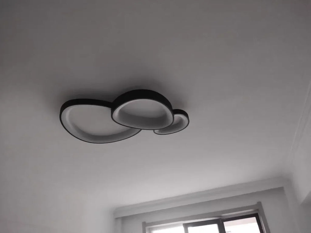 Modern Round LED Ceiling Light with Adjustable Brightness for Living Room Bedroom Dining Room Home Decor Lusters Luminaires