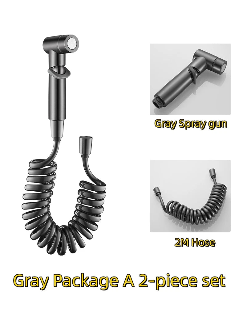 Bathroom Set, High-pressure handheld sprinkler, bathroom cleaning, bathroom accessories, sanitary shower