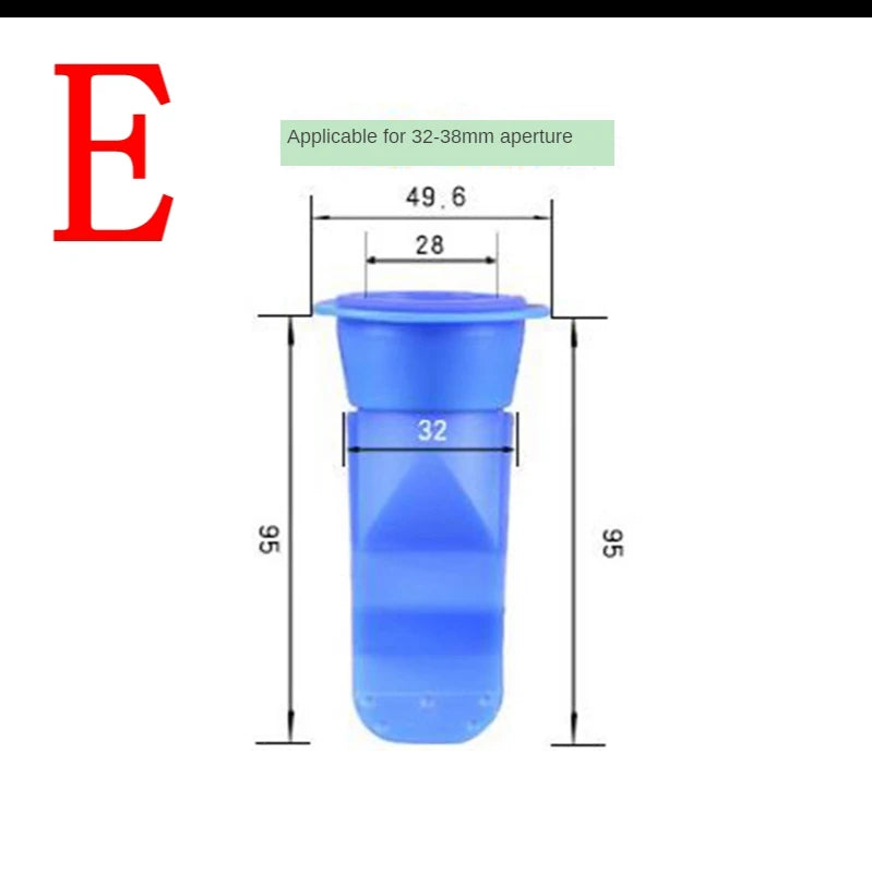 Bathroom Odor-Proof Leak Core Silicone Down the Water Pipe Draininner Sink Drain One Way Drain Valve Sewer Core