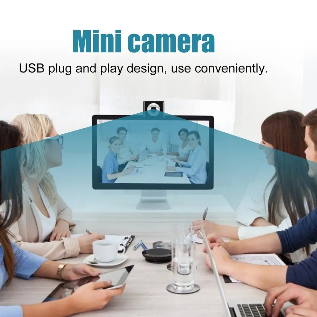 Hot HD Web Computer Camera 3 Million Pixels Mini Webcam with Microphone for Desktop Laptop USB Plug & Play for Video Calling
