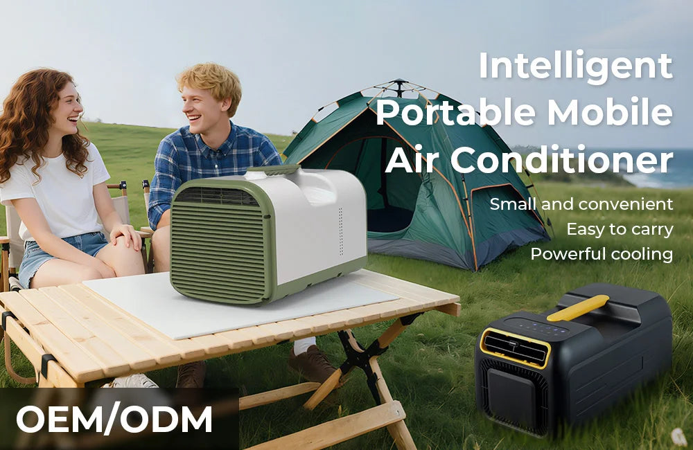 OEM 110V 220V Factory Direct Mini Portable AC air Conditioner Mobile for Rv Tent Outdoors Truck Car
