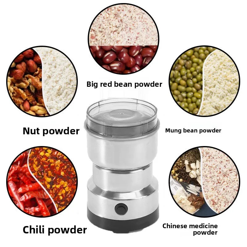 Kitchen Multifunctional 4 Blade Grain Grinder Coffee Chopping Home Electric Coffee Grinder Nut Bean Flavor Blender