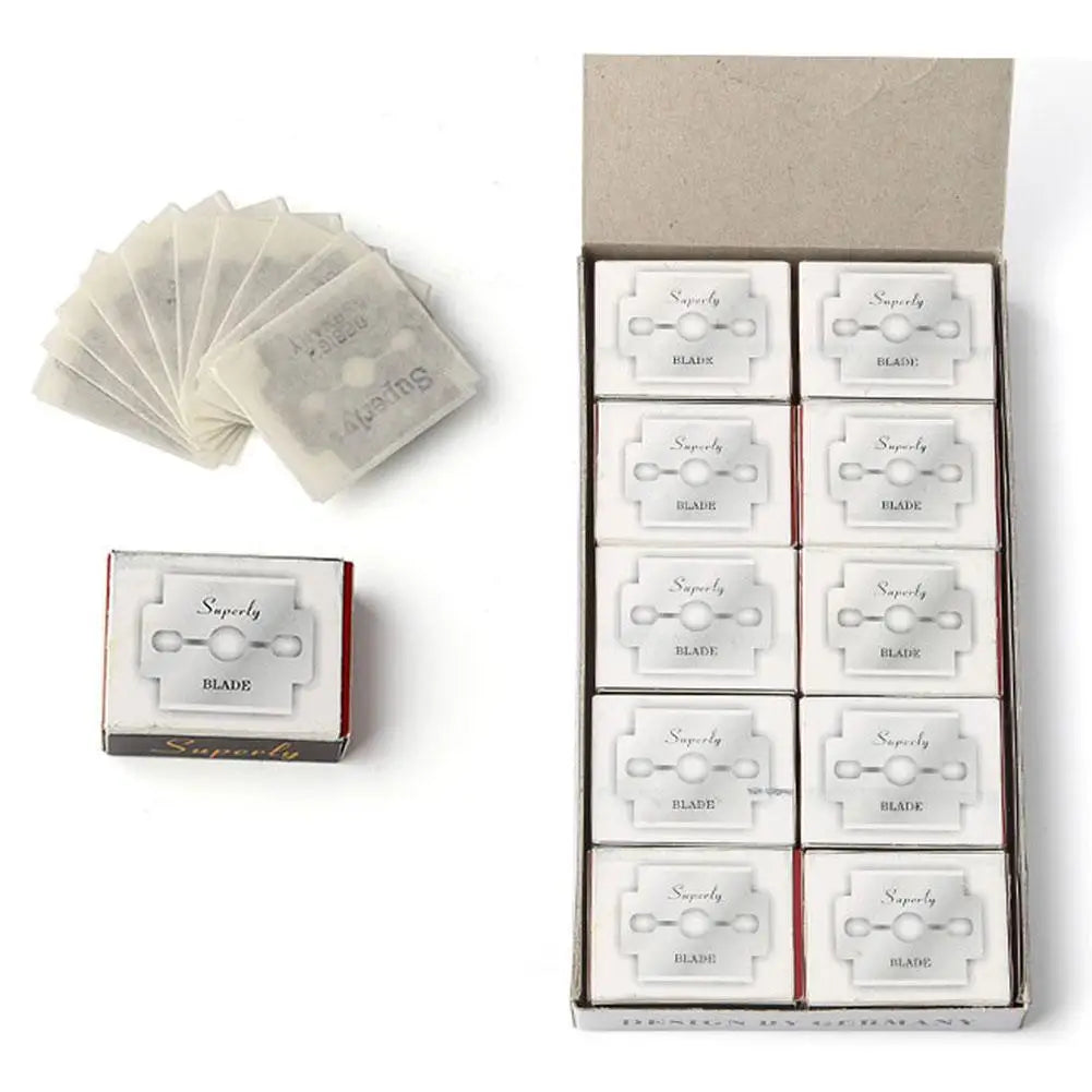 100pcs Steel Pedicure Blades Accessories Hand Foot Scraping Knife Dead Skin Scraper Skin Remover Universal Foot Care Scrubber