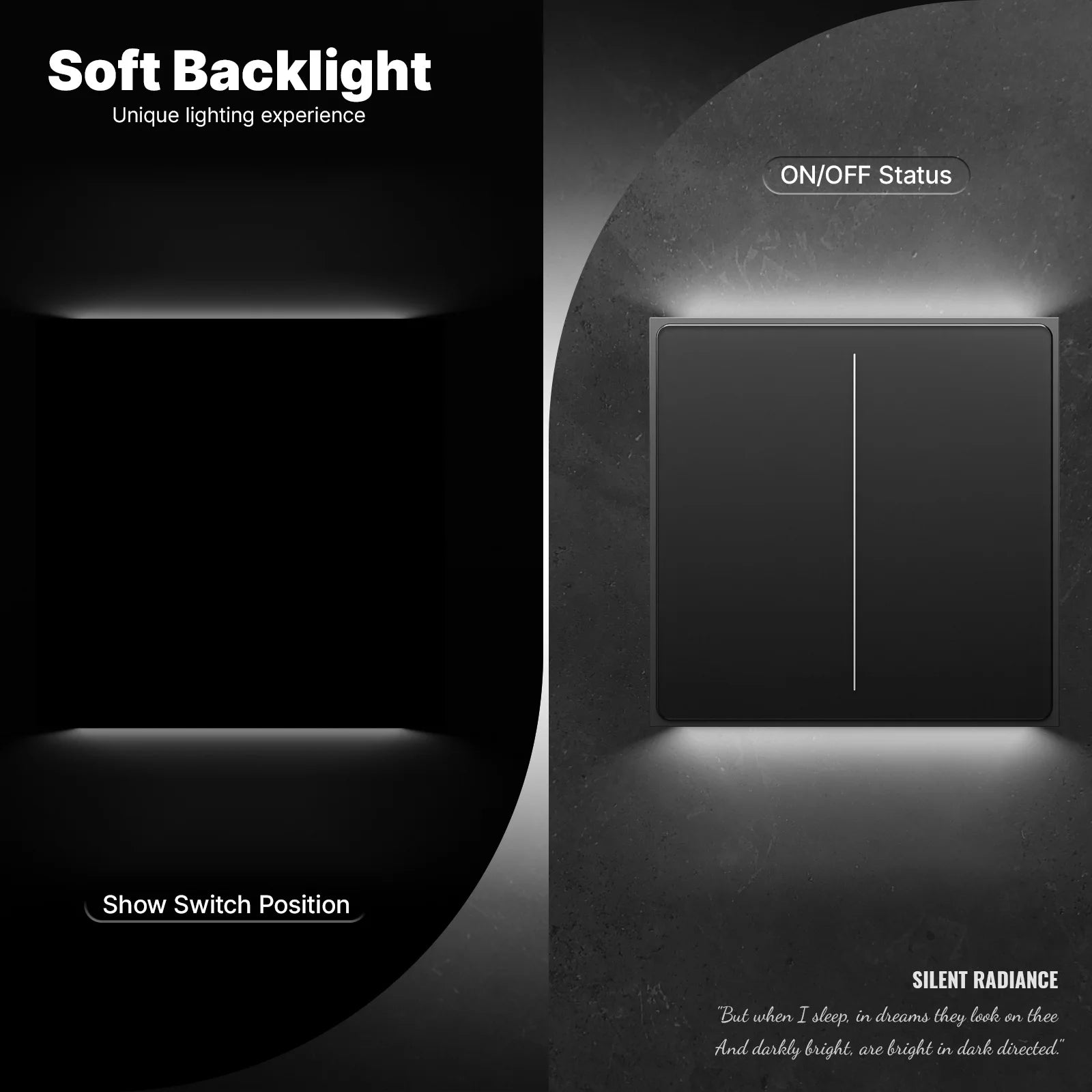Smart Zigbee Wall Switch with Touch Glass Panel, Scene Mode Switching & APP Remote Control, No Neutral Wire Required