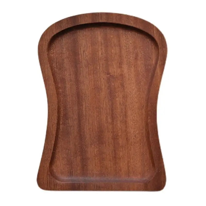 G6KF Wooden Dinner Breads Plates Fruit Display Dishes Tea Tray for Kitchen