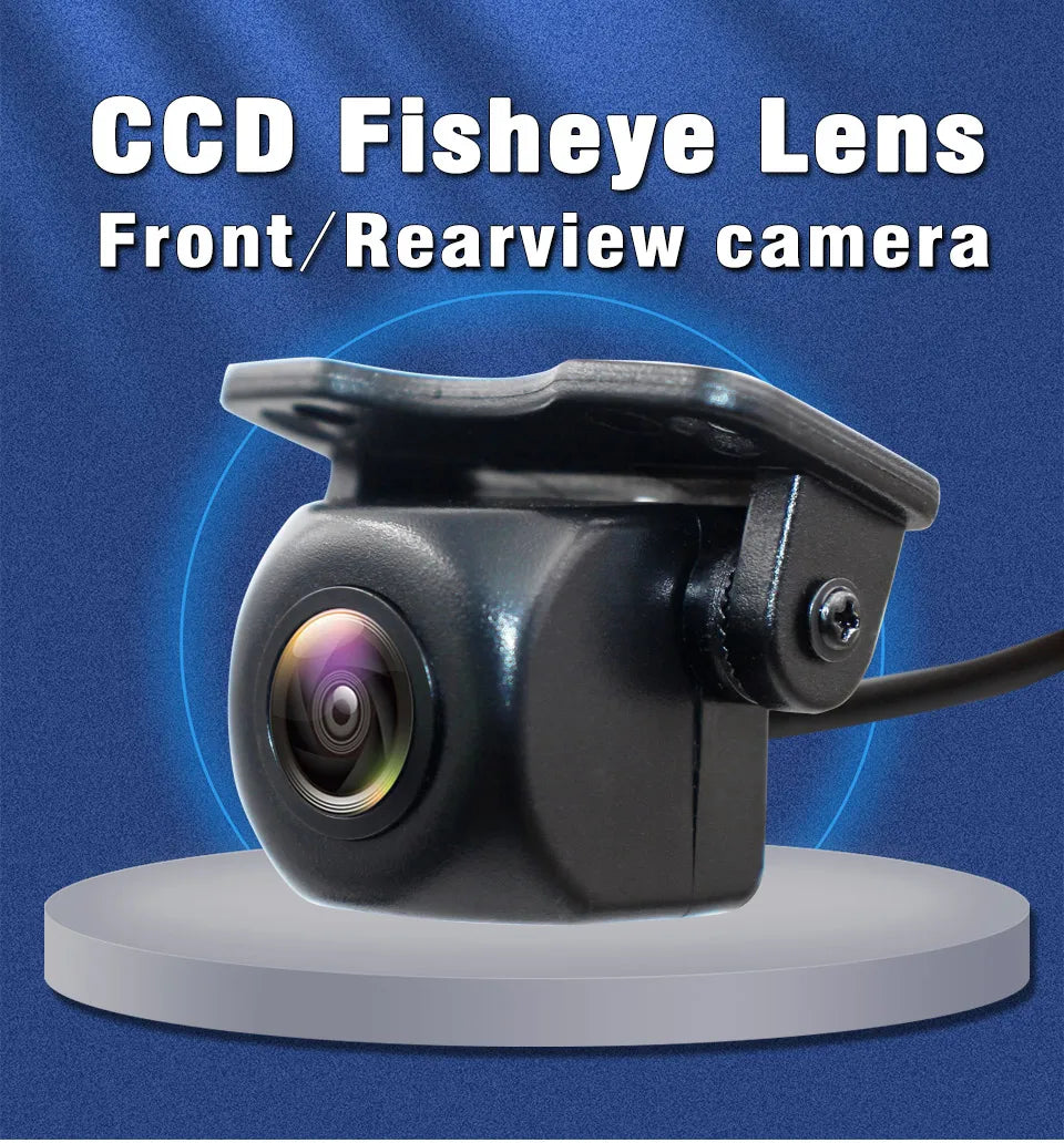 Smartour CCD Vehicle Rear View Camera Car Reverse Black Fisheye Lens Night Vision Waterproof Universal HD Parking Backup Camera