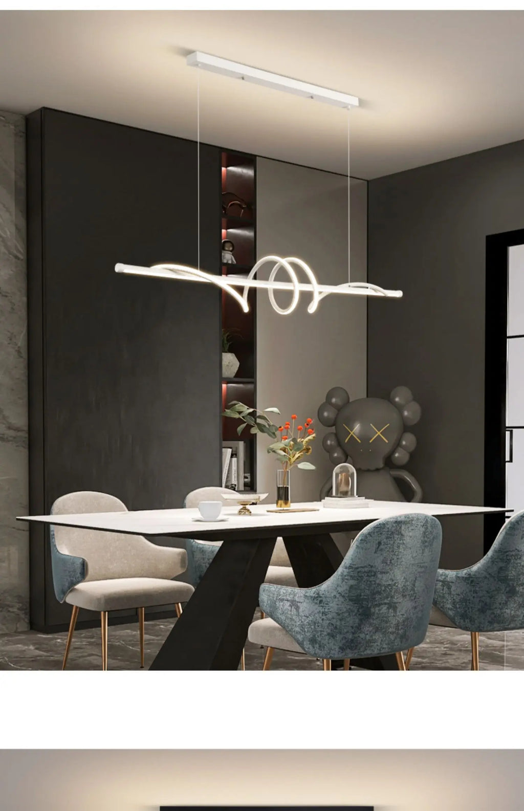 Modern Led Living Room Pendant Lights Hanging Lamp For Dining Table Kitchen Cloakroom Office Home Decor Furniture Minimalist