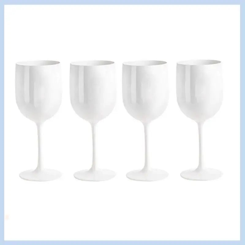 MLGB-4Pcs Legant And Unbreakable Wine Glasses, Plastic Wine Glasses, Very Shatterproof Wine Glasses