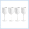 MLGB-4Pcs Legant And Unbreakable Wine Glasses, Plastic Wine Glasses, Very Shatterproof Wine Glasses