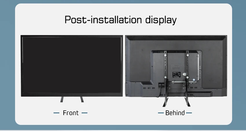 Universal TV Stand,Metal TV Legs for 14-42 inch TV Height Adjustment TV Base with VESA 200x200mm,TV Stand Tabletop Strong TV Leg