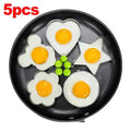 1/4/5PCS Stainless Steel Egg Rings Mold  Non-stick Round Pancake Omelette Shaper  Breakfast Baking Cooking Kitchen Gadgets