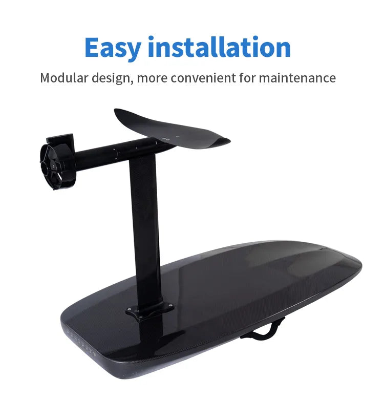 Electric Hydrofoil Surfboard EPP Carbon Fiber 8KW Motor 58AH Battery RUSH WAVE Y1 Standing Water Ski Board Suspended Water Pedal