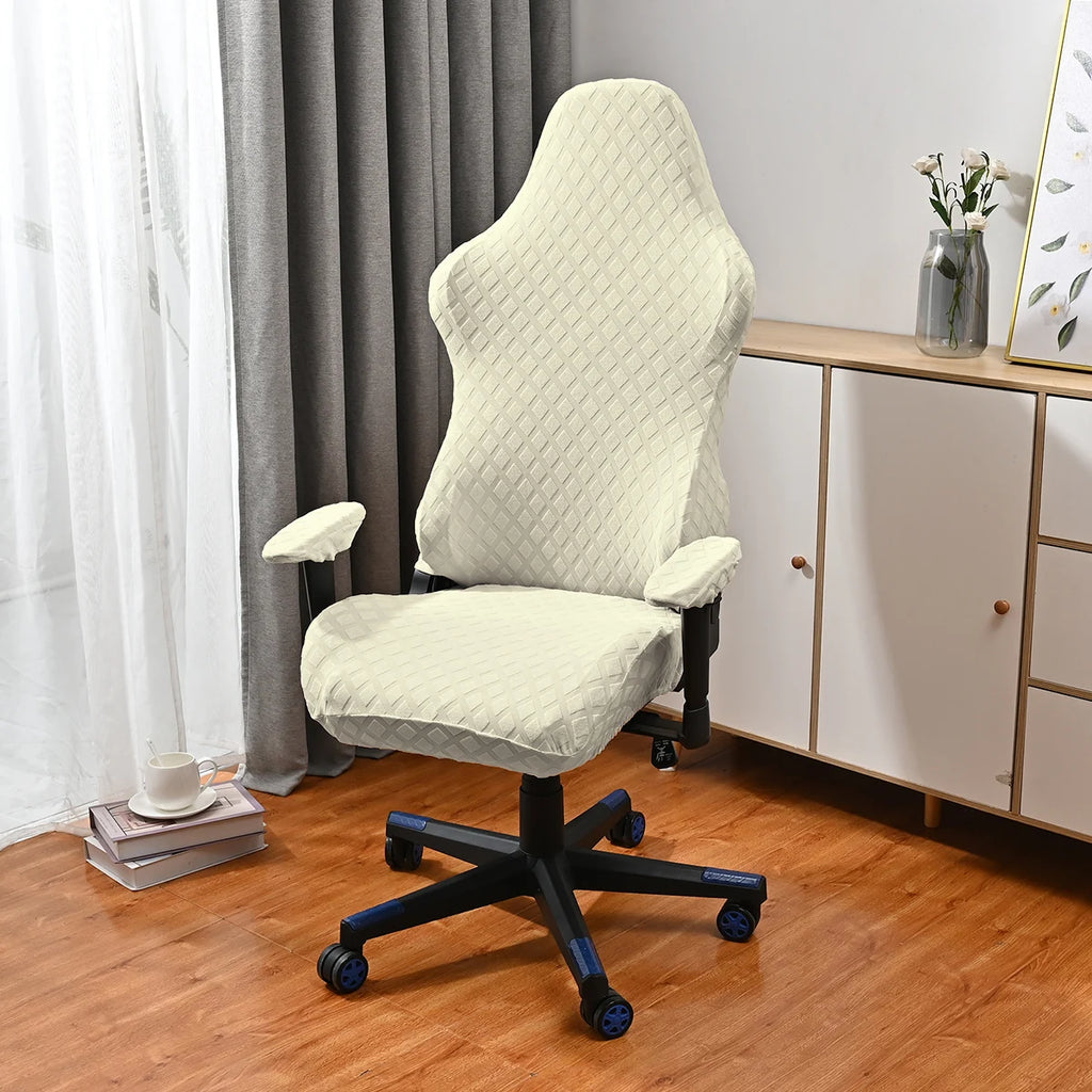 Ergonomic Office Computer Game Chair Slipcovers Stretchy Polyester Reclining Racing Gaming Chair Covers Waterproof Chair Covers