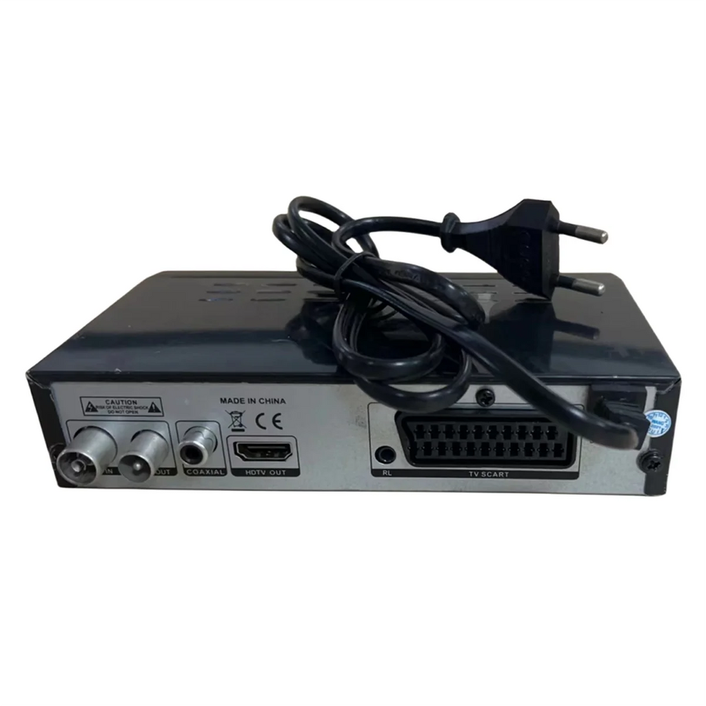PQWN! DVB T2 HEVC 265 Digital TV Tuner DVB-T2 H.265 1080P HD Decoder USB Terrestrial TV Receiver EPG Set Top Box,EU Plug