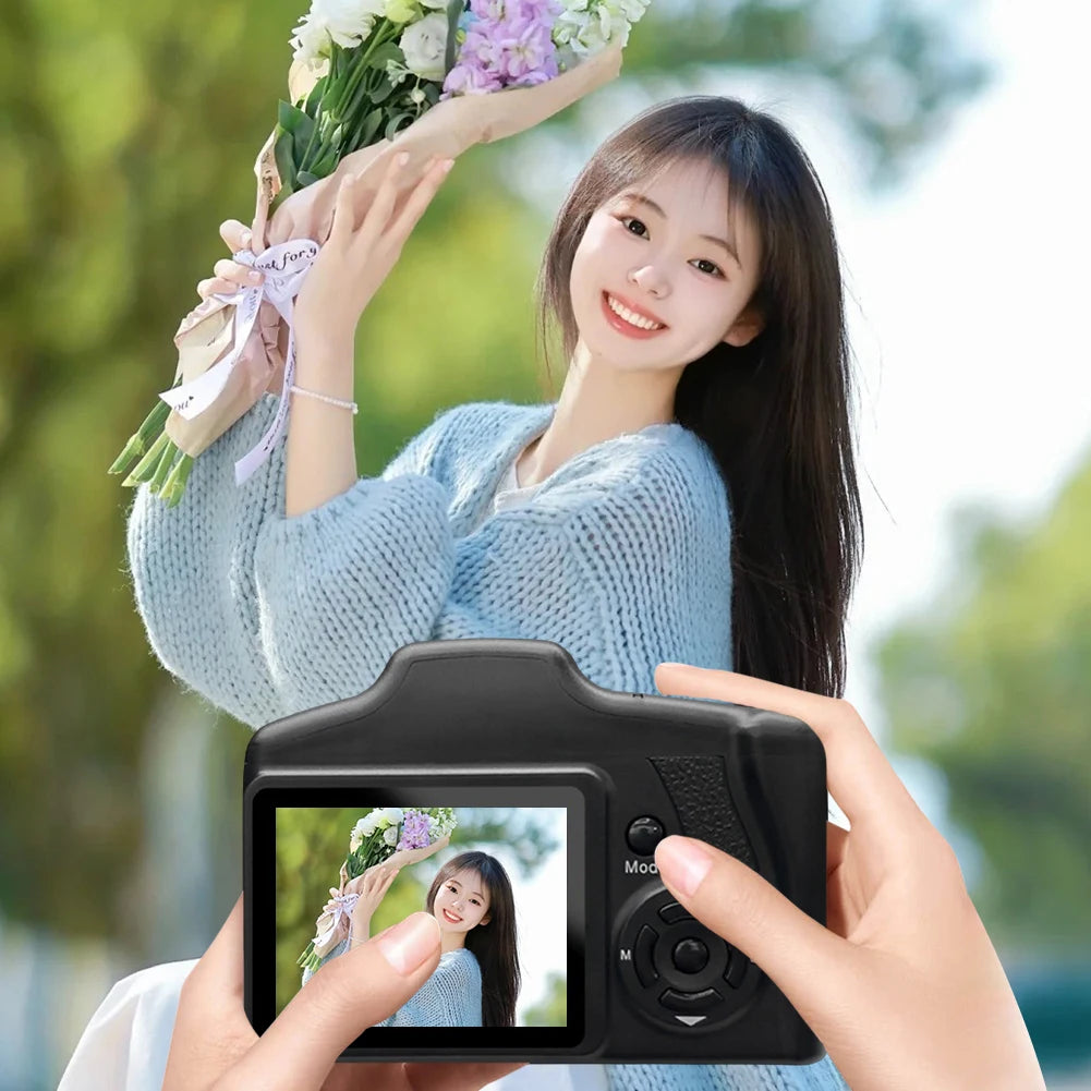 16MP Digital Camera with 2.4 Inch LCD Screen Vlogging Camera 16X Digital Zoom for Photography and Video
