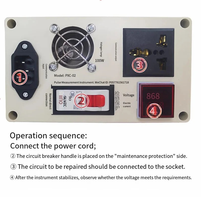Electrical appliance repair protective socket, repair socket switch, electric short-circuit protection socket