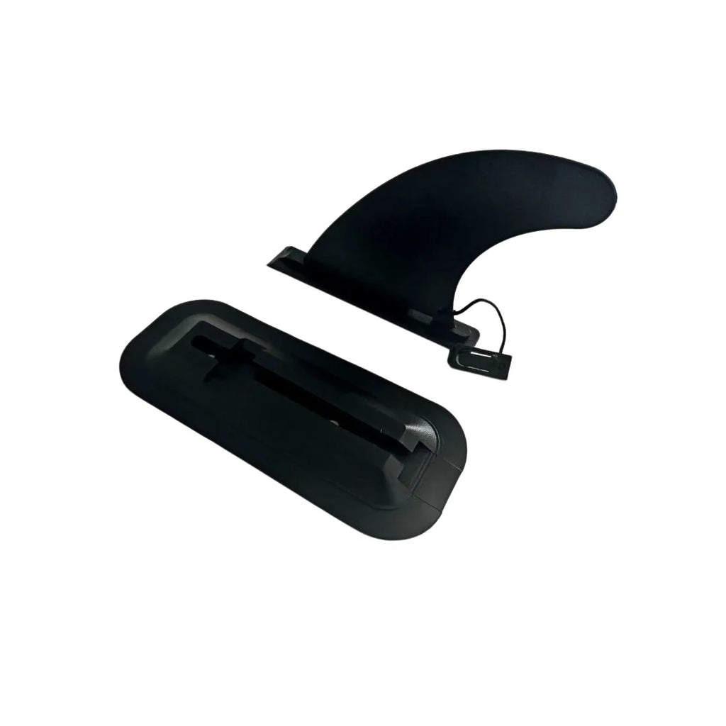 9 Inch Single Surf Fin with Mount Base, Detachable Stand Up Paddle Board Fin, Stable Tracking Replacement Fin for SUP Board