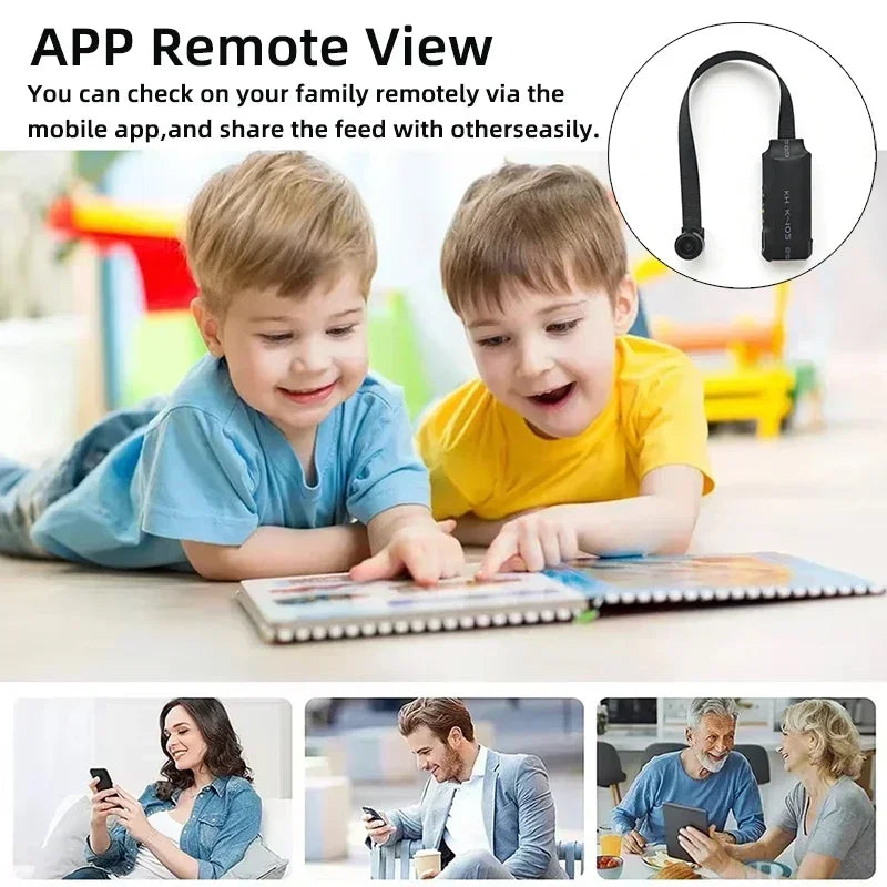 4K HD Mini WiFi Camera - Remote Viewing Motion Detection DIY Home Nanny Style Surveillance Cam