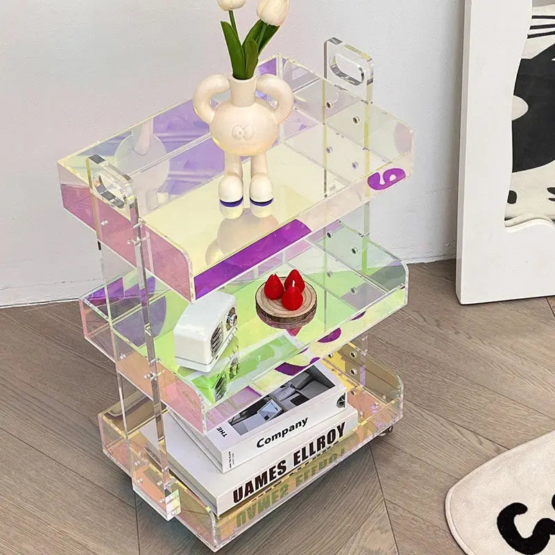 Modern Aesthetic Coffee Tables Acrylic Design Unique Minimalist Coffee Tables Small Flexible Muebles Para El Hogar Accessories