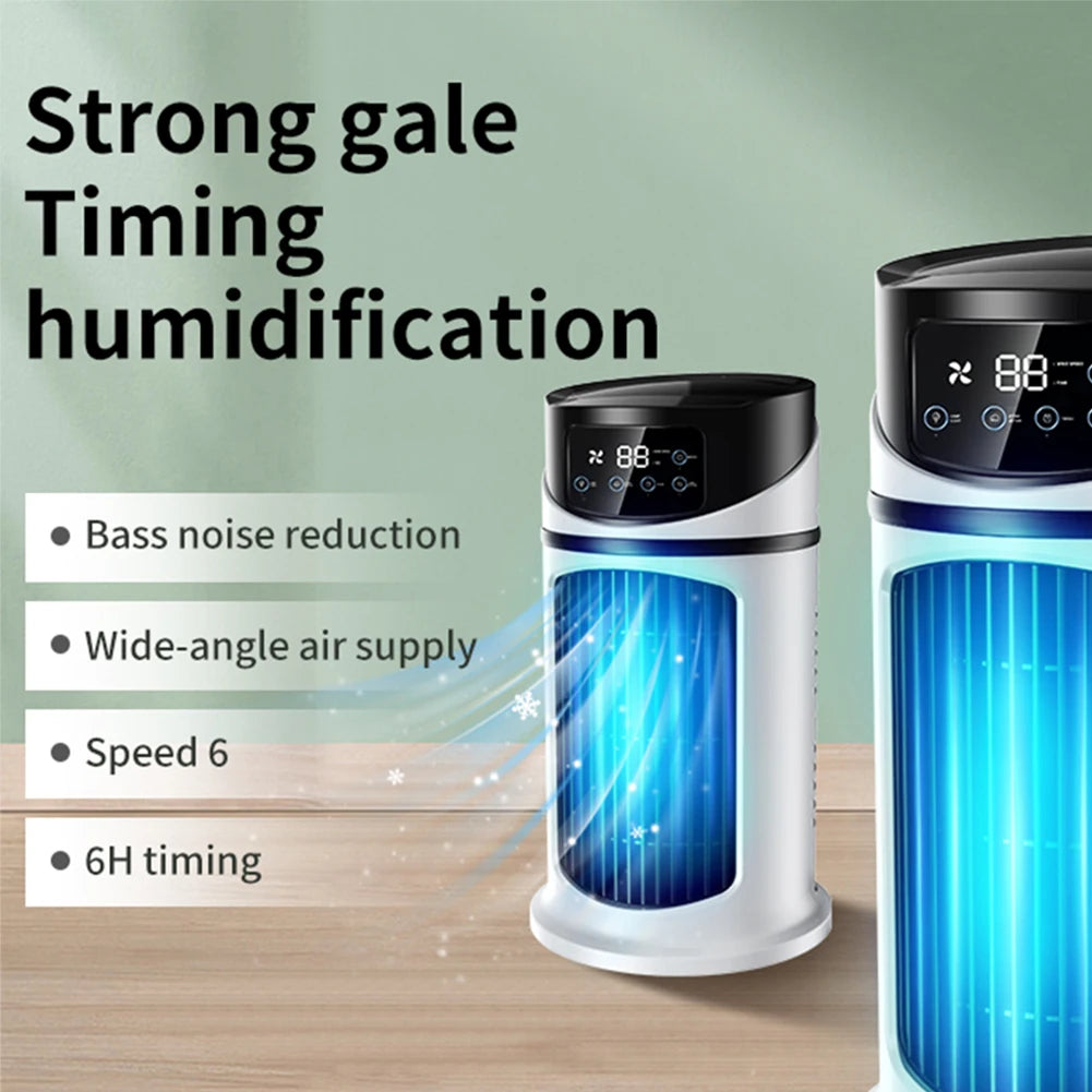 Portable Mini Air Conditioner Air Cooler Fan Water Cooling Fan Air Conditioning Air Cooler For Office Mobile Air Conditioner