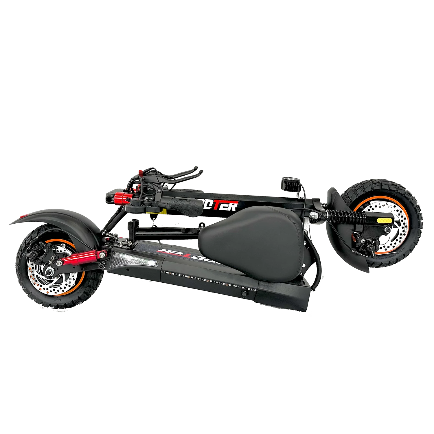 800W Powerful Electric Scooter 48V 13Ah Max Speed 45km/h Long Range 10'' Tires Dual Shock Absorbing Folding EScooter for Adults
