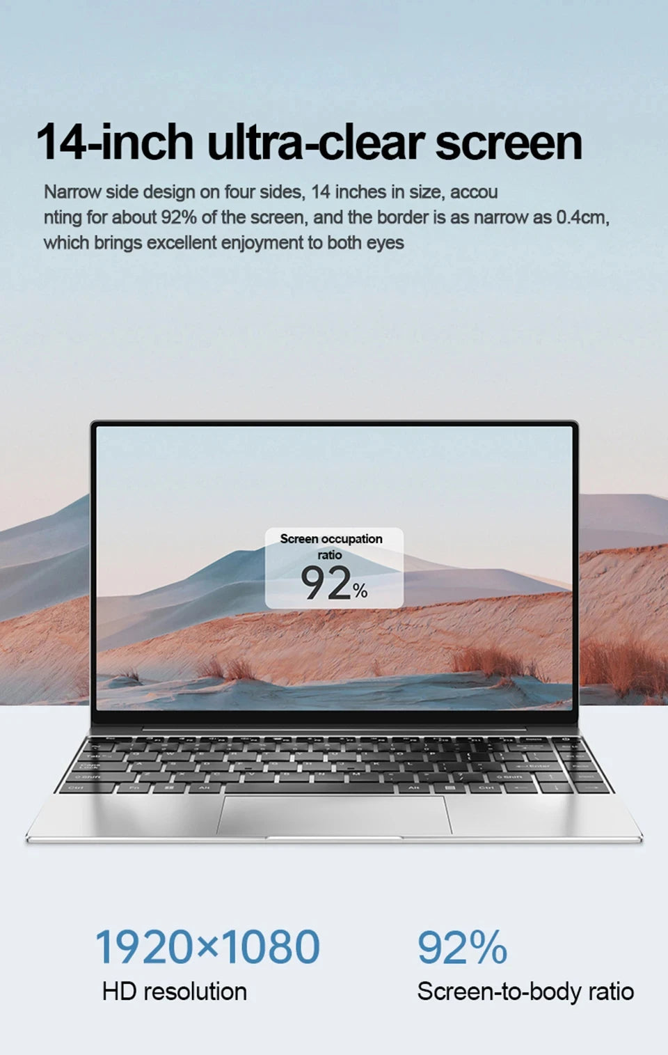 2025 NEW Core i9 laptop 16GB RAM 2TB SSD Portable laptops 1920*1080 Laptop computer i9-8950hk laptop 14.1-inch Office laptop