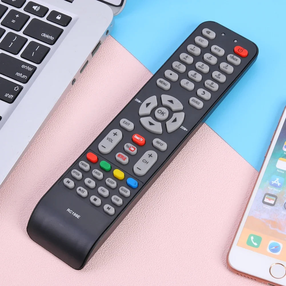 Plastic Television Remote Control Replacement Parts Smart Television Remote Control Accessories for TCL/HYUNDAI/EKT/HKPro/VISIVO
