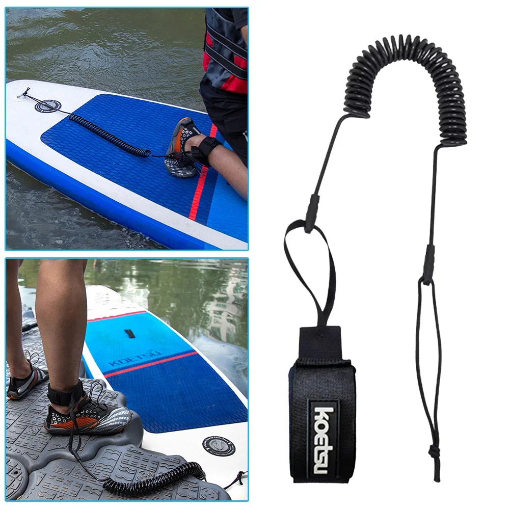 Sup Board Foot Leg Rope Practical Surfing Stand UP Paddle Board Ankle Leash Elastic Surfboard Safety Foot Rope Accessories