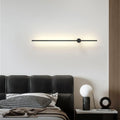 Remote Control Dimmable Wall Light, Plug-in Rotating LED Bar Lamp for Home Office Restaurant, Black/Gold/White, 60/80/100cm