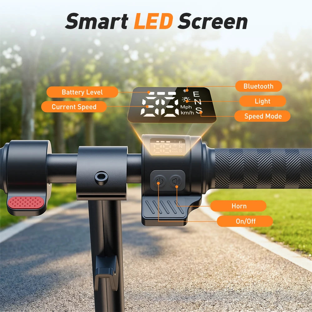 iScooter iK3Max Kids Electric Scooter 200W 4.5Ah Scooter 13KM Range Foldable Scooter Solid Tire Bluetooth Connection Kid Scooter