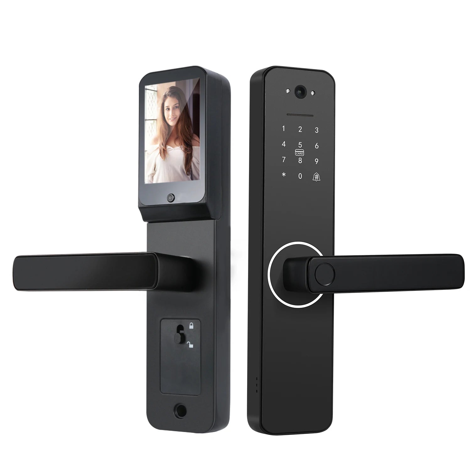 DSKDFTY Tuya wifi Smart Door Lock Digital Electronic Lock Remote APP Fingerprint Password RFID Unlock For Home house