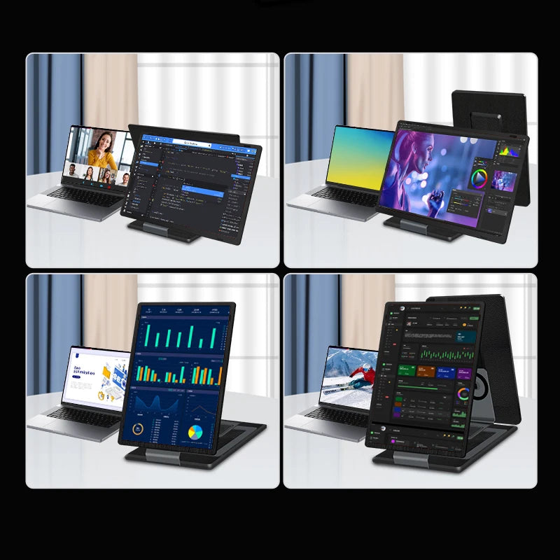 Portable  16 Inch Detachable Screen  Extender Horizontal & Vertical Laptop Screen Extender for Windows