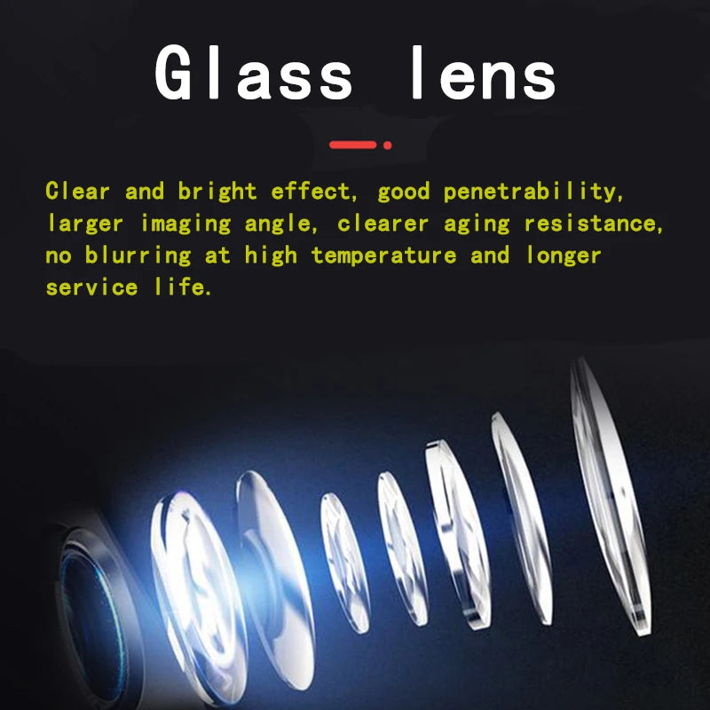 1080P AHD Car Rear View Camera Waterproof HD Night Vision Golden glass fisheye lens Reverse Backup Camera for Universal Vehicle