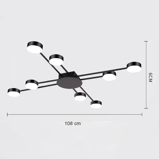 Nordic LED Ceiling Indoor Lighting Home Lamps Living Room Dining Bedroom Cloakroom Decoration Chandelier Lights Modern Wall Lamp