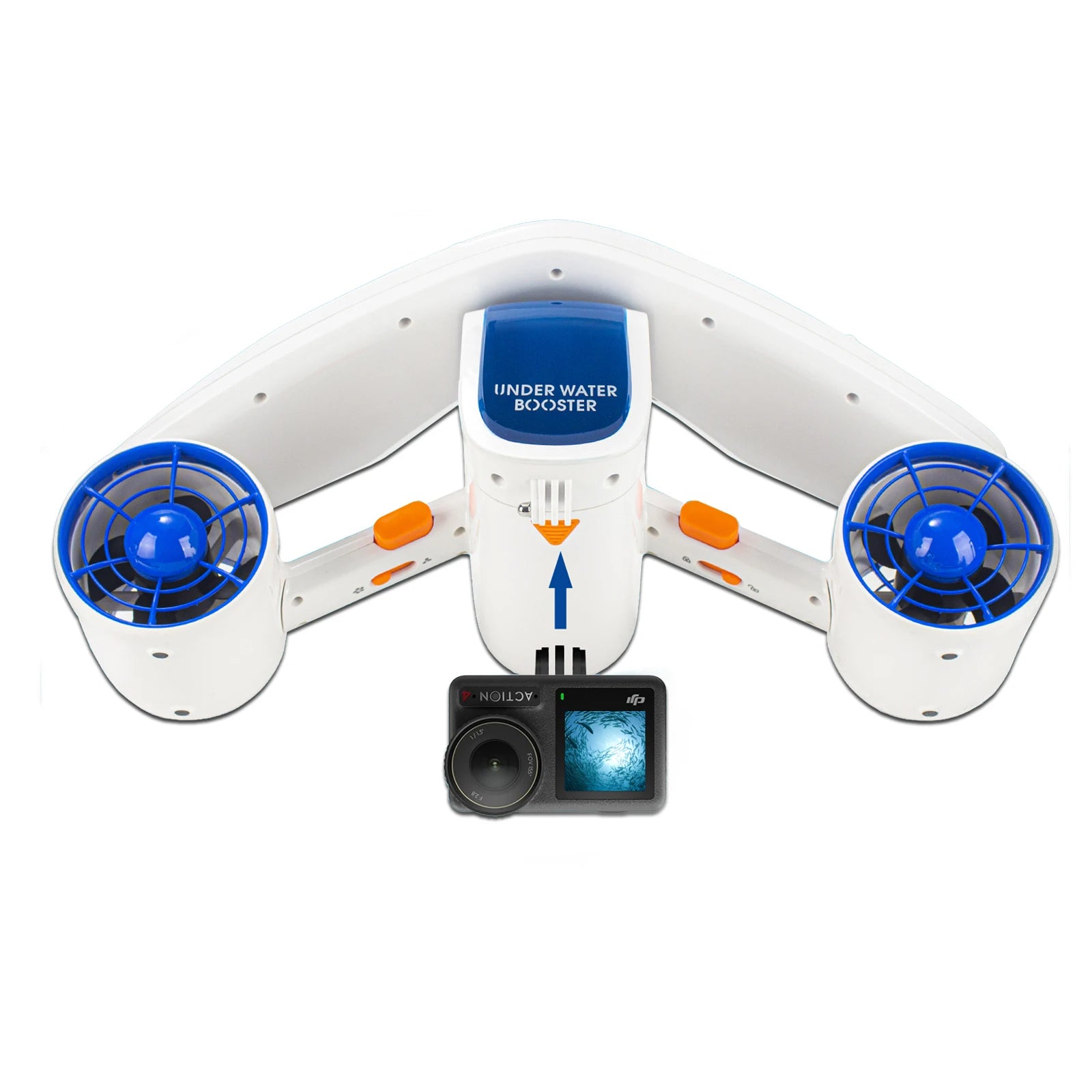 Underwater Scooter With 2.8-inch Display Screen Used for Water Sports, Swimming Pools, Diving, Snorkeling and Ocean Exploration