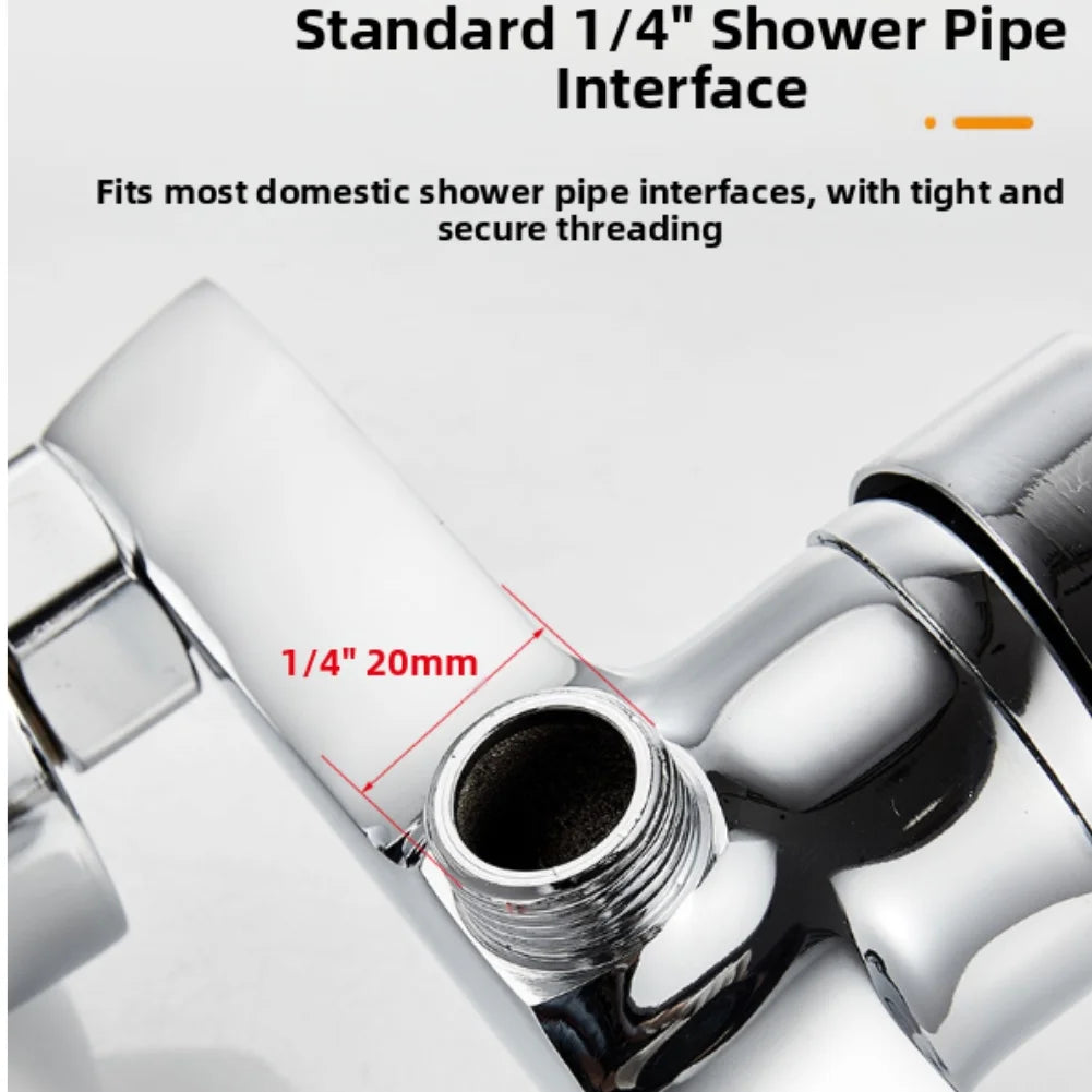 Wall Mounted Shower Hot And Cold Water Mixer Valve G1/2\" Upper Outlet Bathroom Accessories Valve Faucet Shower Tap