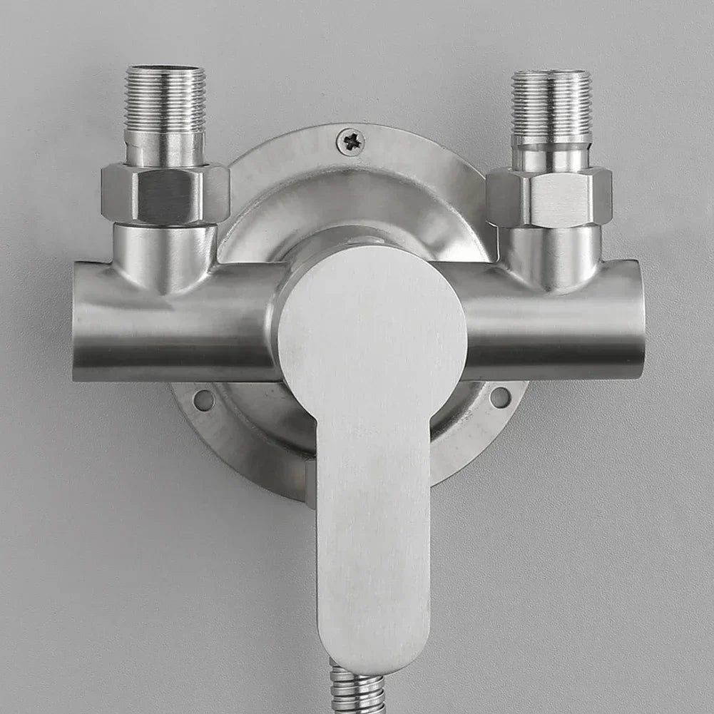 Toilet Shower Mixer Tap Hot and Cold Switch Shower Faucet 304 Stainless Steel Bathroom Accessries Hot & Cold Shower Accessories