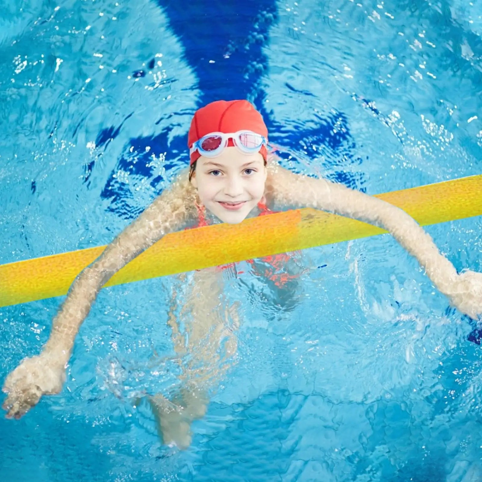 Portable Flexible Foam Learn Swimming Pool Noodle for Adult Children Summer Swimming Aid Pool Underwater Scooter