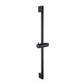 Adjustable Shower Bar Lifting Rod Extendable Wall Mount Shower Horizontal Bar Column Black White Chrome Bathroom Riser Slide