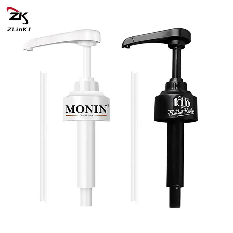 1/6PCS Coffee Milk Tea Dispenser Syrup Pump Liquid Dispenser For Monin Syrup 10ml Juice Bottle Dispenser Pump Kitchen Tools