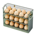 Kitchen Egg Holder,Large Capacity Egg Fridge Storage Box,Multi-Layer Egg Tray Organizer,Space Saving Fridges Egg Container