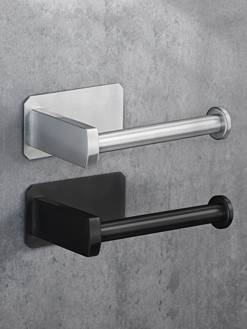 1-5PCS Towel Holder Bathroom Towel Bar Hanger Toilet Paper Holder Dispenser Wall Hooks Robe Key Hooks Hardware Accessories Set