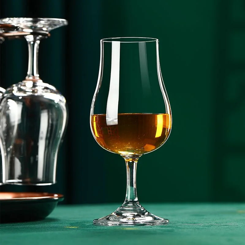 125ML Whiskey Crystal Glass Family Banquet Wine Cup Luxury Brandy Wine Glass Thick Bottom Glass Bar Party Wine Set