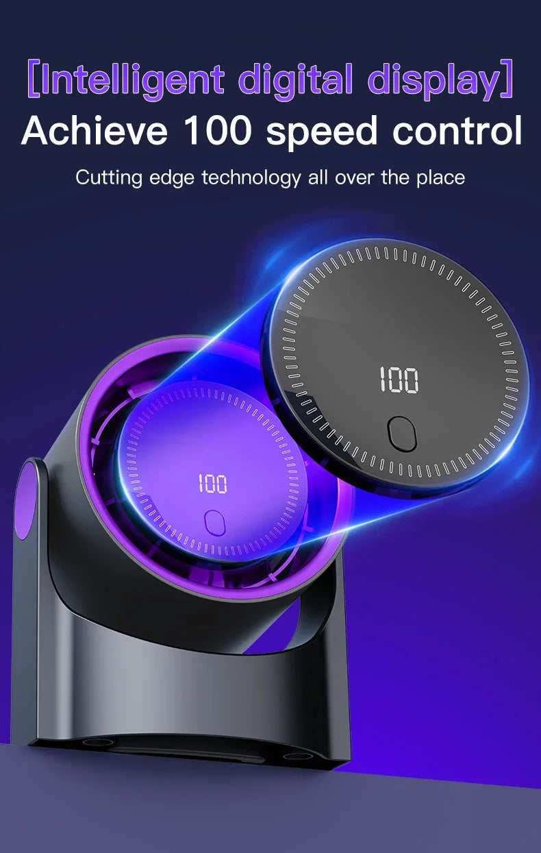 Multi-function electric fan air circulator, wireless portable home silent ventilator desktop wall ceiling fan, air cooler