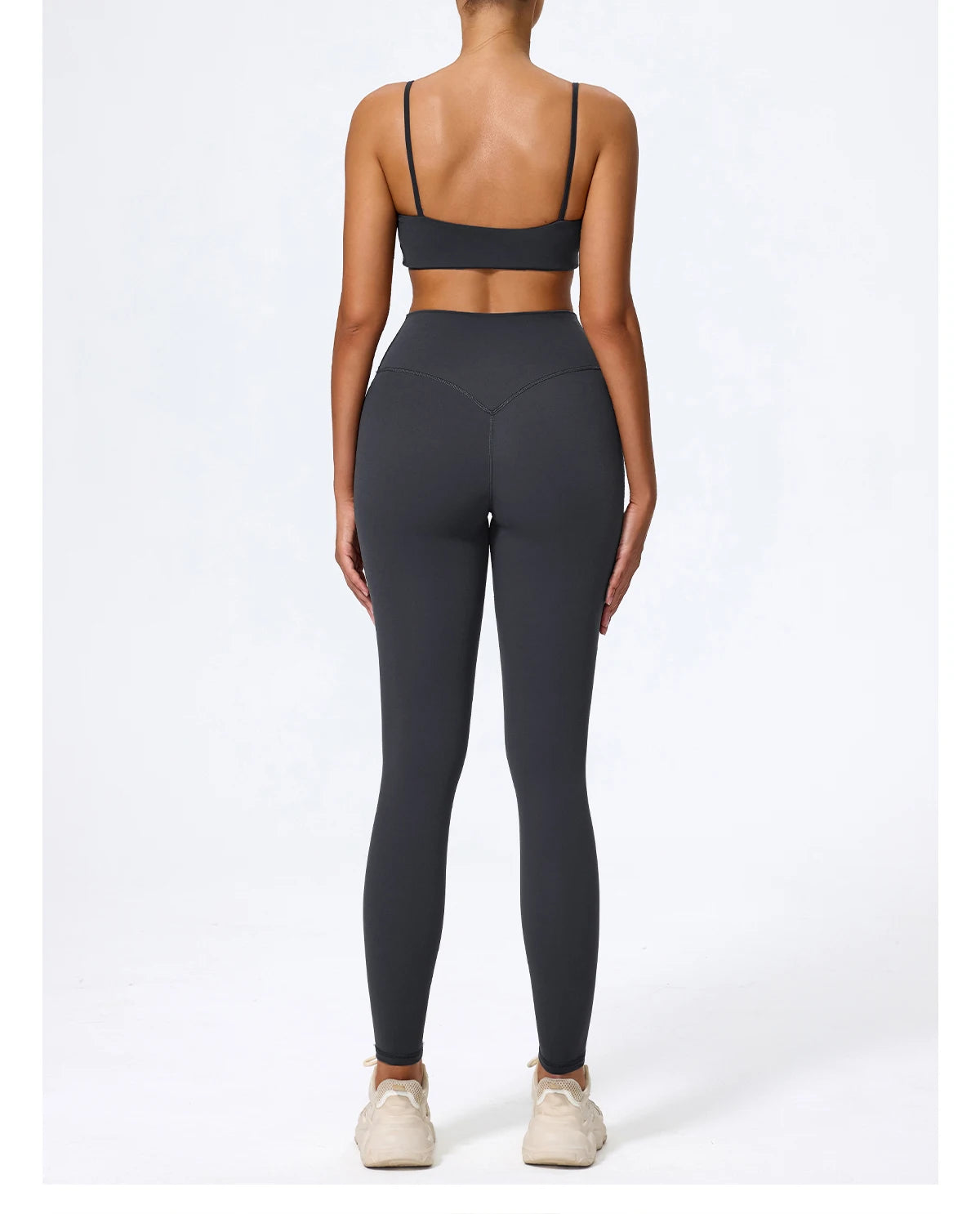Ctenkevet Summer Women 2Pcs Sleeveless Sports Set Female Gym Two-piece Yoga Set High Waist Breathable legging Sportswear Women
