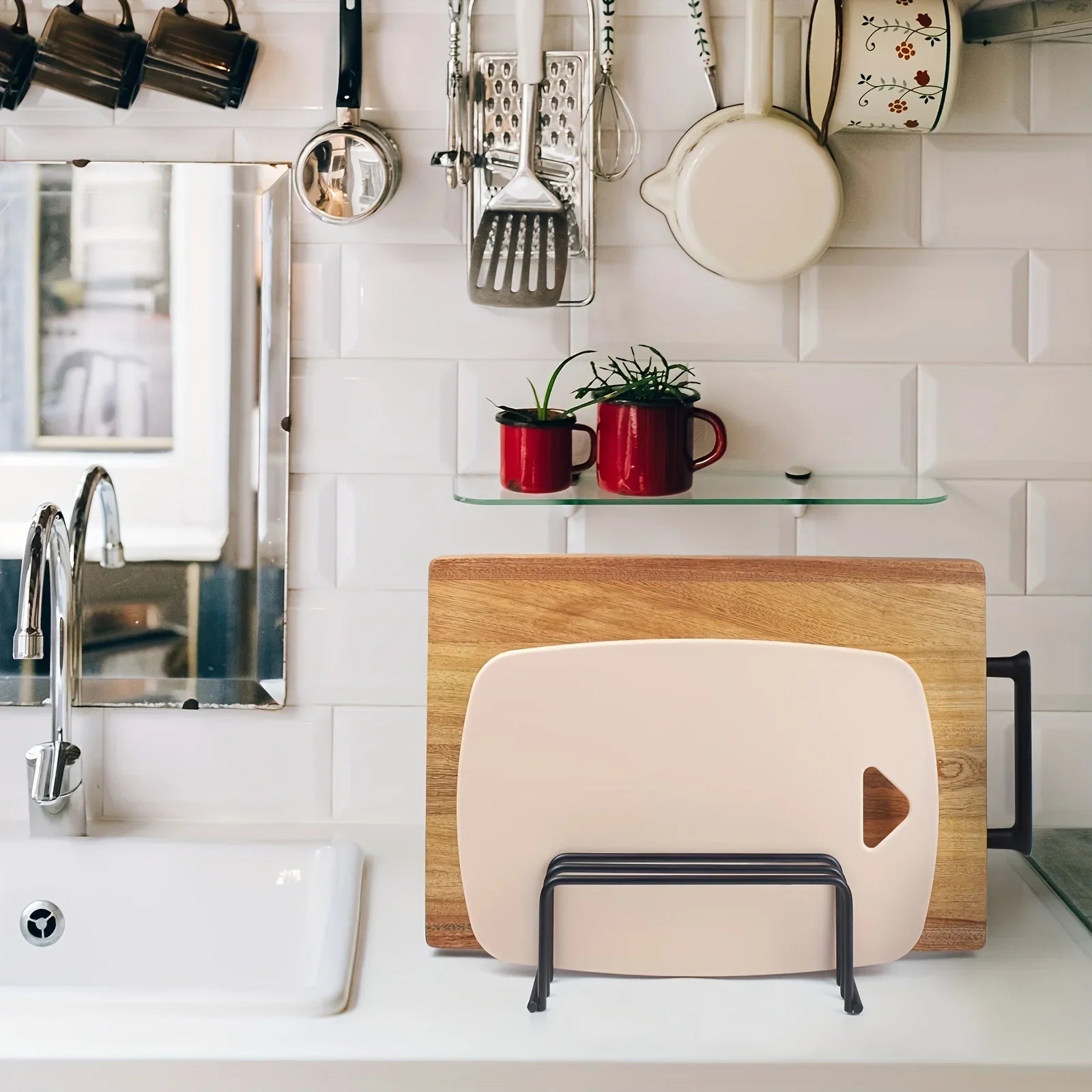 Kitchen Cutting Board Storage Rack Cabinet Organizer Holder For Baking Tools Kitchen Accessories